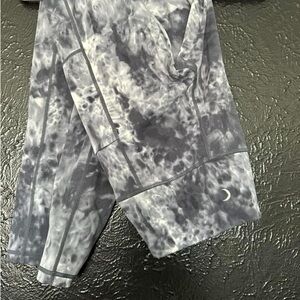 Zyia Active Gray Tie-Dye Leggings